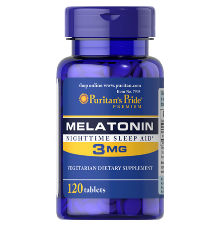 PURITAN'S PRIDE MELATONIN 3MG 120 TABLETS