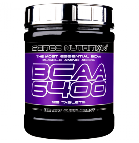 SCITEC NUTRITION BCAA 6400 125 TABLETS