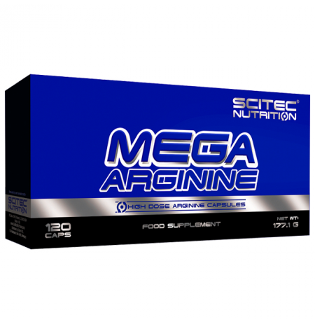 SCITEC NUTRITION MEGA ARGININE 120 CAPSULES