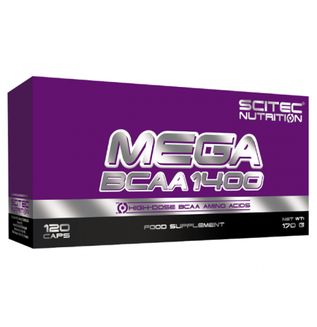 SCITEC NUTRITION MEGA BCAA 1400 120 CAPSULES