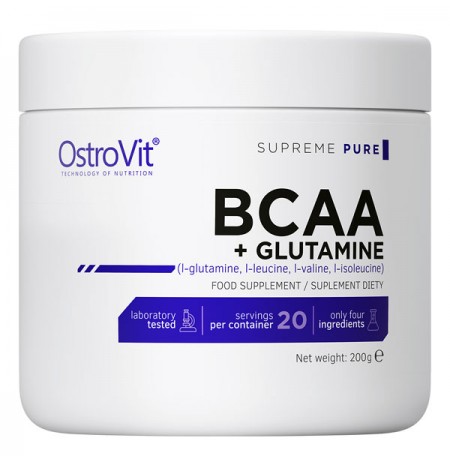 OSTROVIT®  BCAA + GLUTAMINE 200 G / 0,44 LB