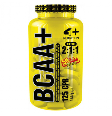 4+ NUTRITION BCAA+ 125 Tablets 4+ NUTRITION BCAA+ 125 Tablets
