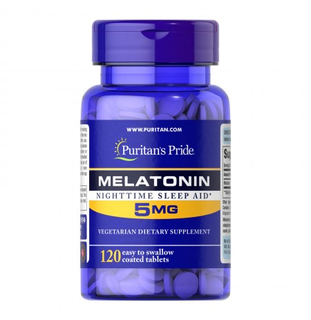 PURITAN'S PRIDE MELATONIN 5MG 120 TABLETS