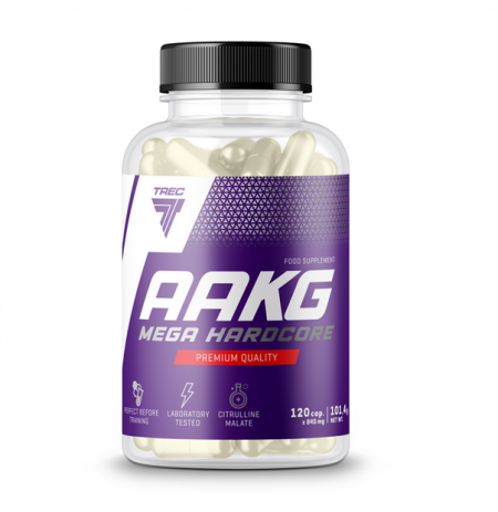 TREC NUTRITION® AAKG MEGA HARDCORE 120 CAPSULES