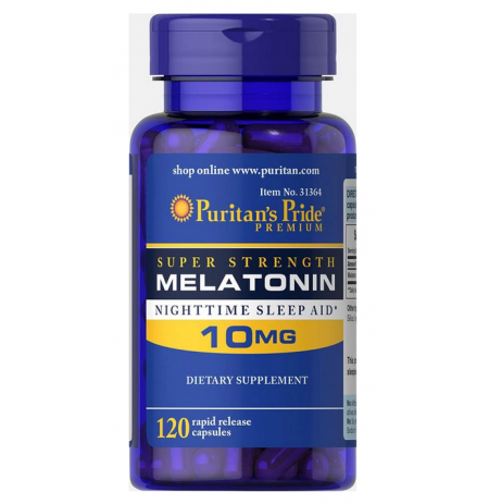 PURITAN'S PRIDE MELATONIN 10MG 120 CAPSULES