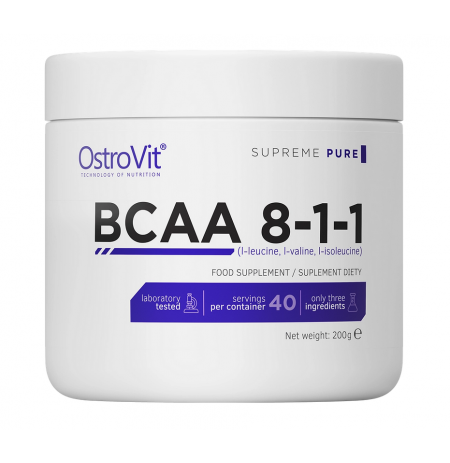 OSTROVIT®  BCAA 8-1-1 200 G / 0,44 LB