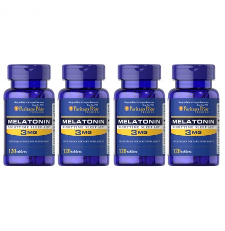 PURITAN'S PRIDE MELATONIN 3MG 480 TABLETS