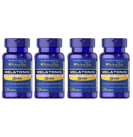 PURITAN'S PRIDE MELATONIN 3MG 480 TABLETS